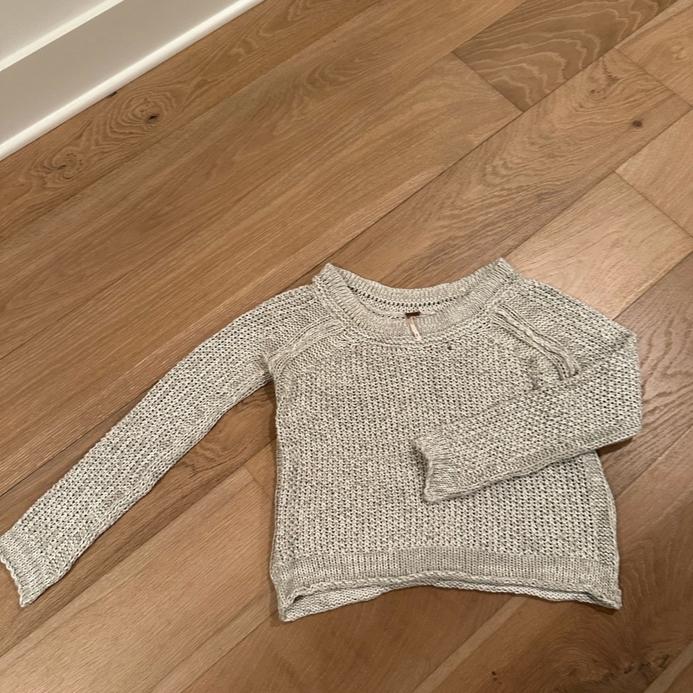 Free People Light Gray Women's Sweater